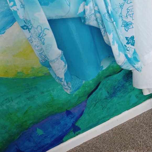 Mlle Gabrielle size 20 (2X) elegant lined maxi dress, like new condition - Picture 5 of 7